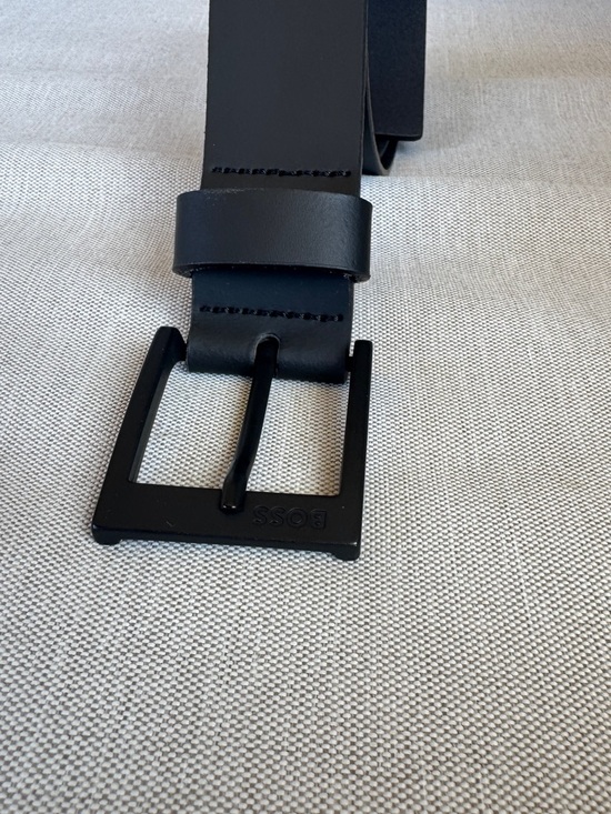 Boss Other - Boss Urban SZ 35 Black Men’s Leather Belt with Matte Black Buckle